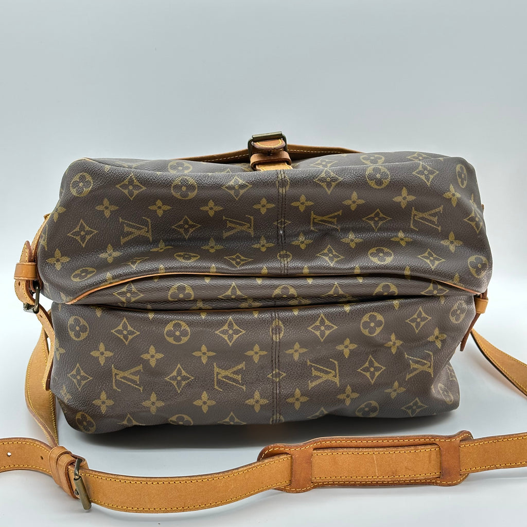 LOUIS VUITTON Monogram Saumur Shoulder Bag Crossbag Vintage