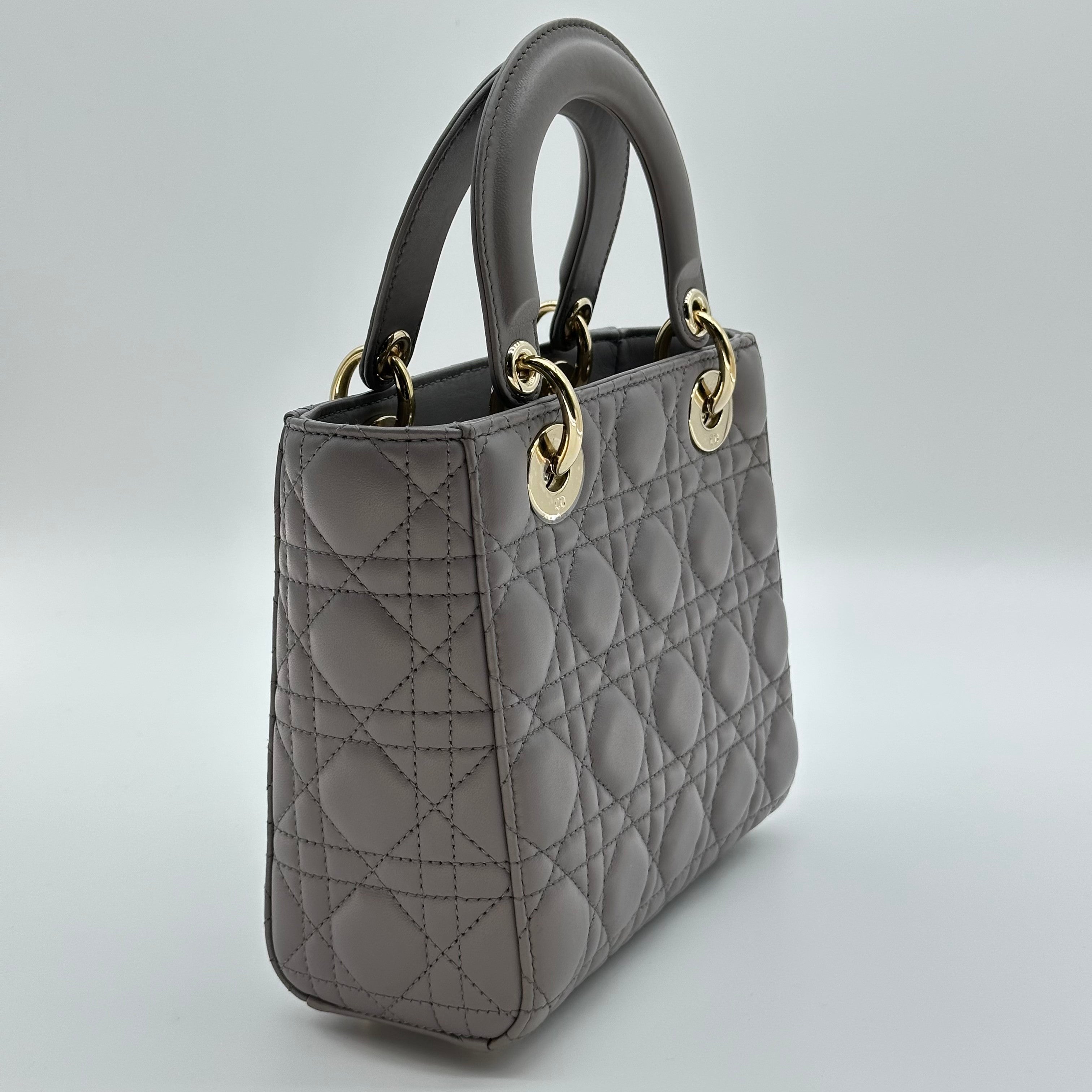 Christian Dior Lambskin Small My ABCDior Lady Dior
