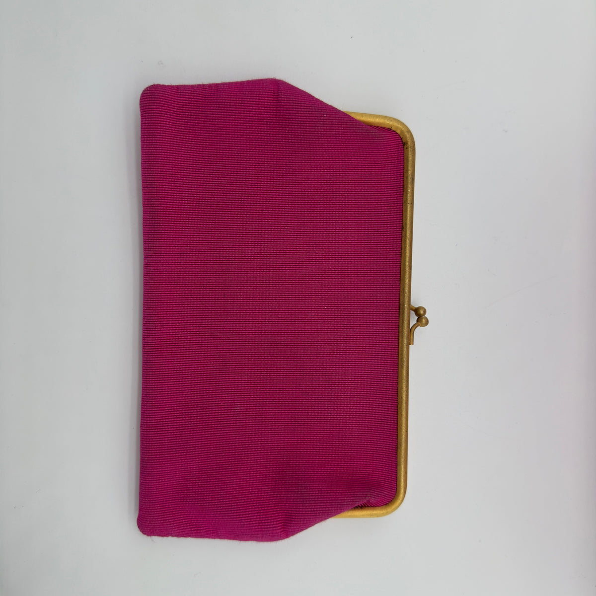 Chanel Vintage Tweed Pink Gold Chain Shoulder Bag