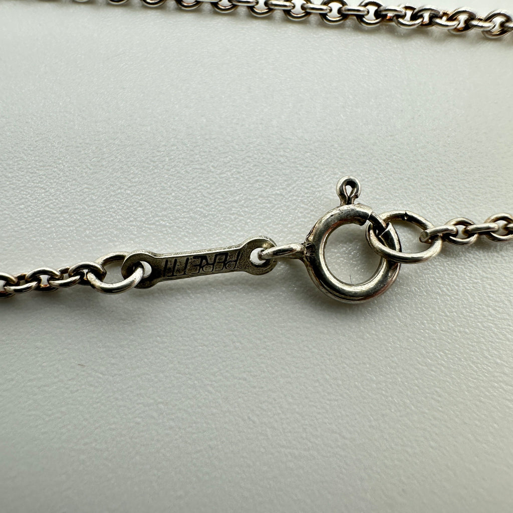 Tiffany&Co. pre owned elsa peretti 1980s necklace sv925
