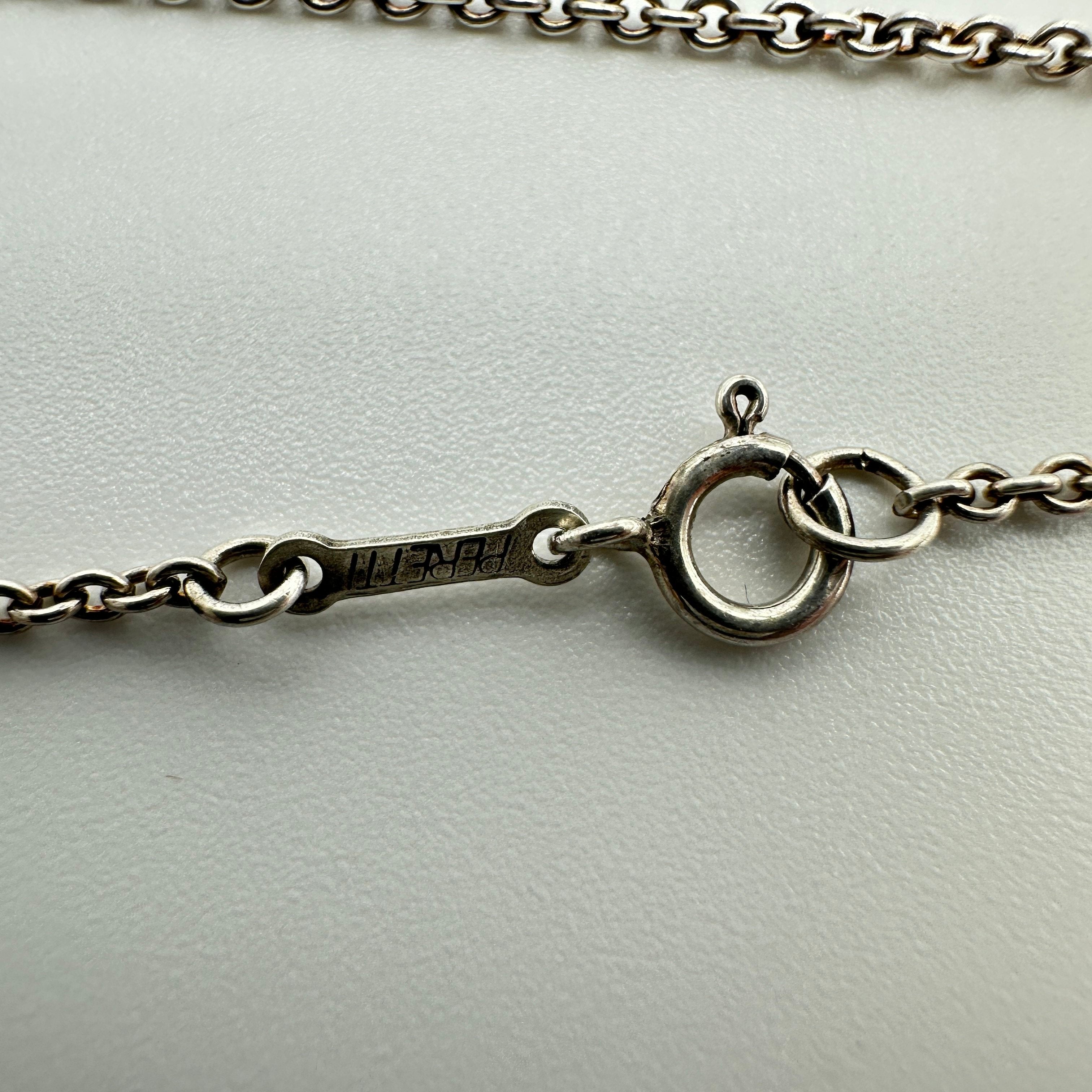 Tiffany&Co. pre owned elsa peretti 1980s necklace sv925