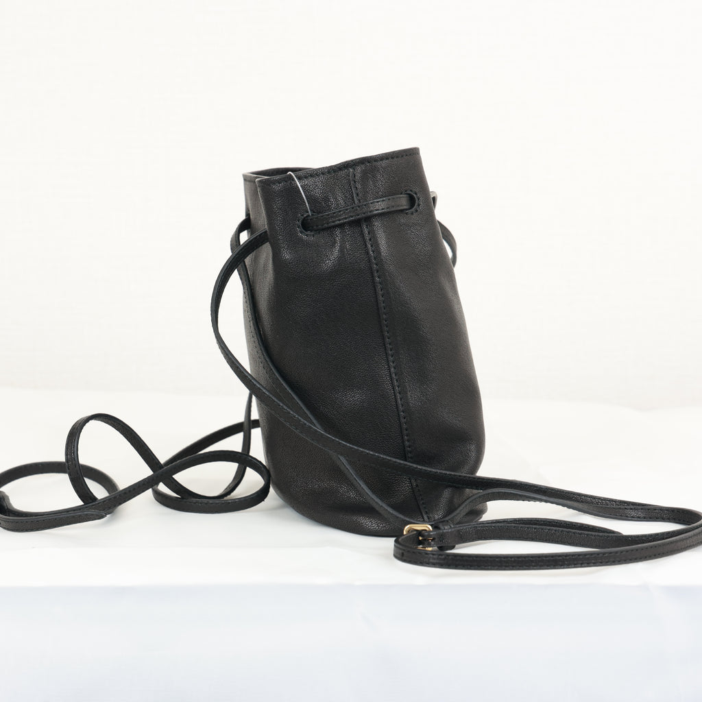 Miu Miu Nappa Leather Mini Bucket Bag Soft Shoulder Bag Crossbody