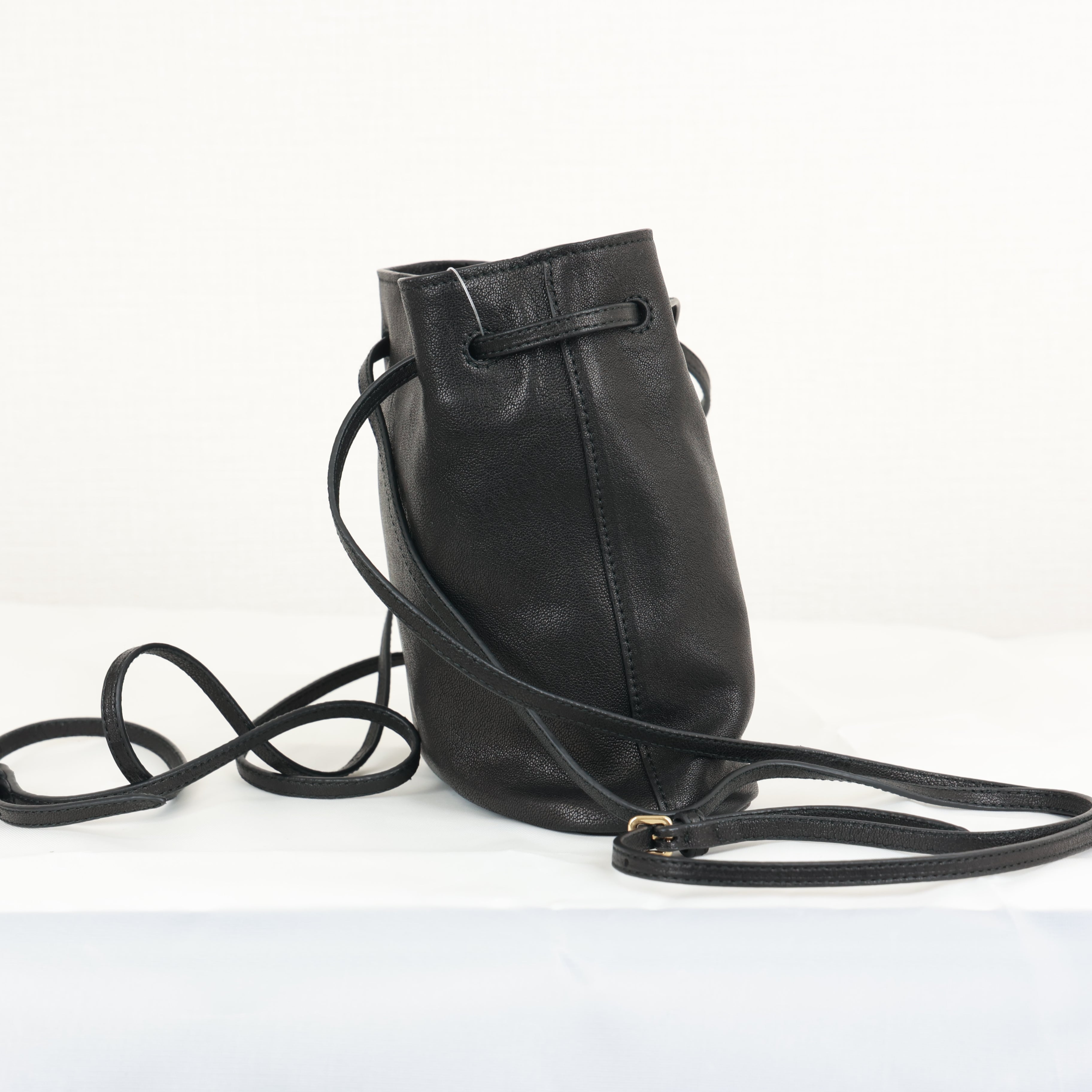 Miu Miu Nappa Leather Mini Bucket Bag Soft Shoulder Bag Crossbody