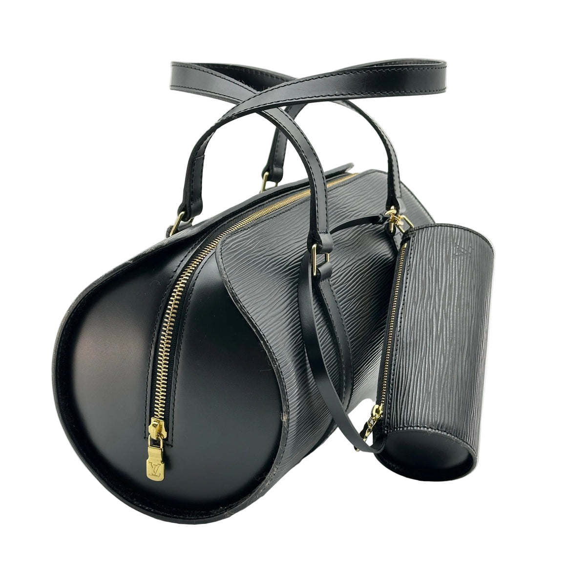 Louis Vuitton Epi Soufflot Black Handbag M52862