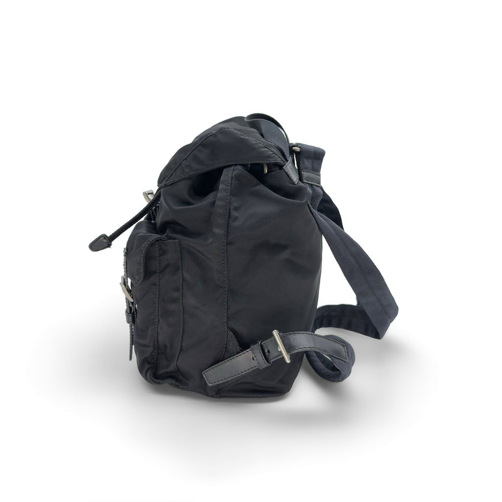 PRADA Tessuto Nylon Backpack Black