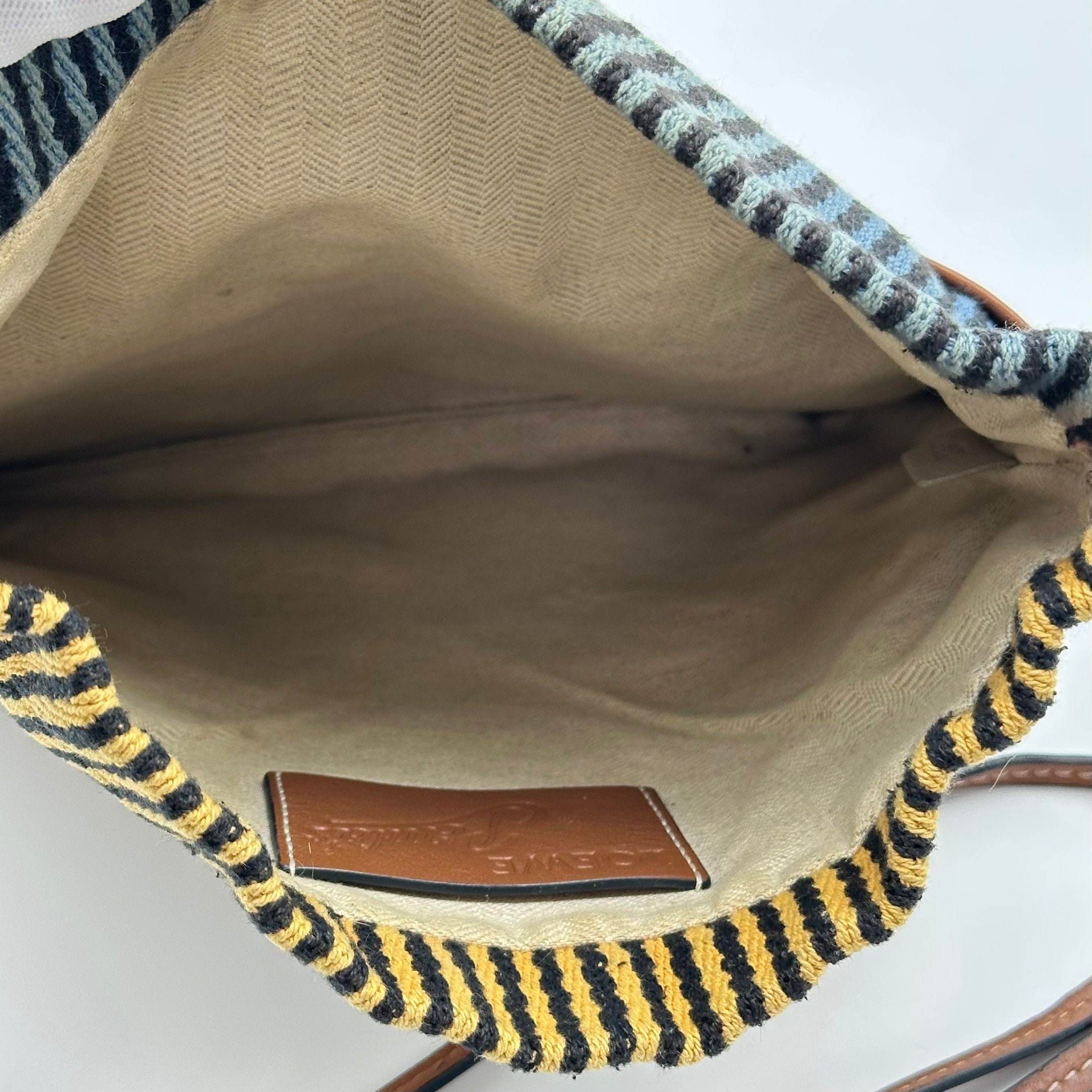 Loewe Embroidered Drawstring Pouch Crossbody