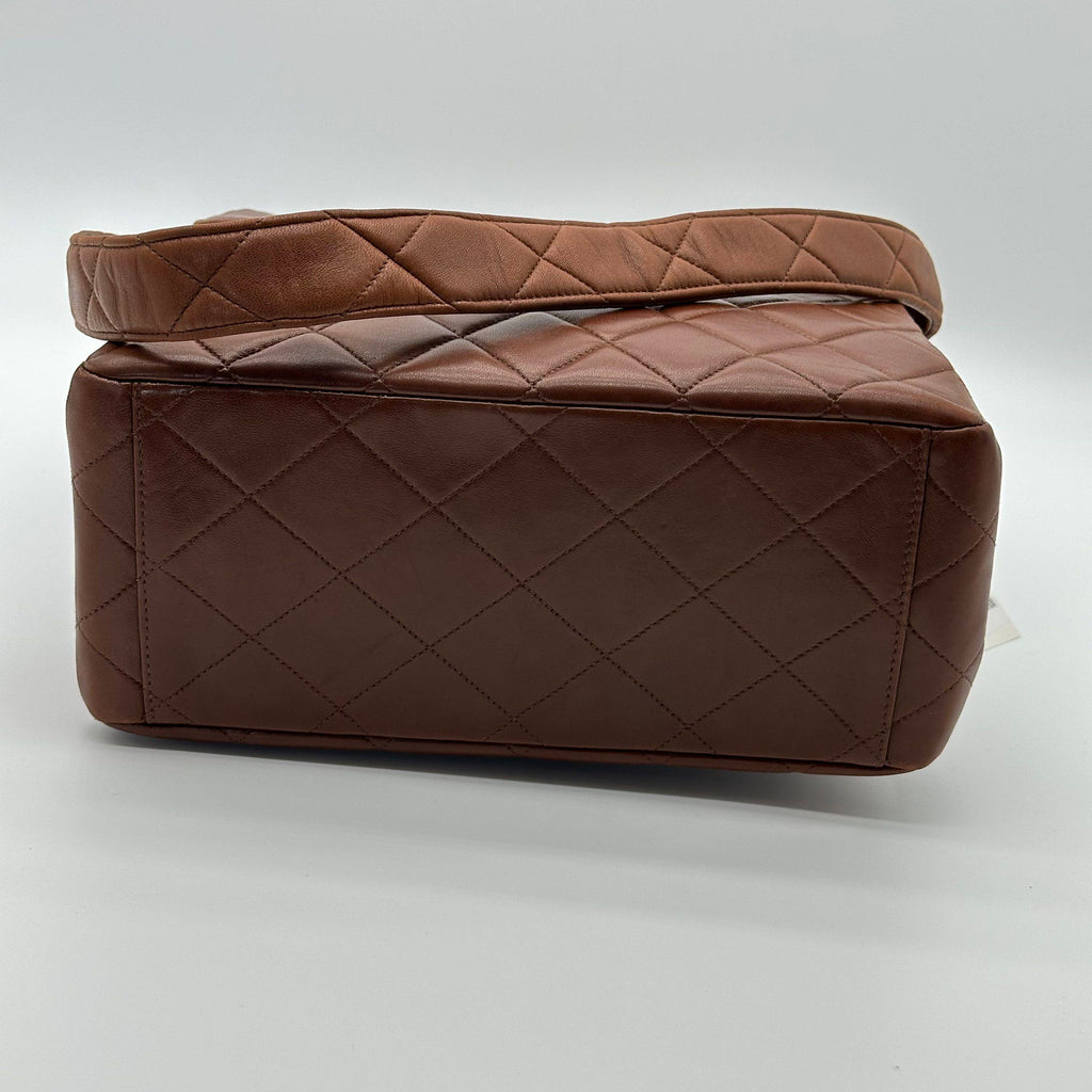 Chanel Double Face Kelly Dark Red Shoulder Bag 4 Series