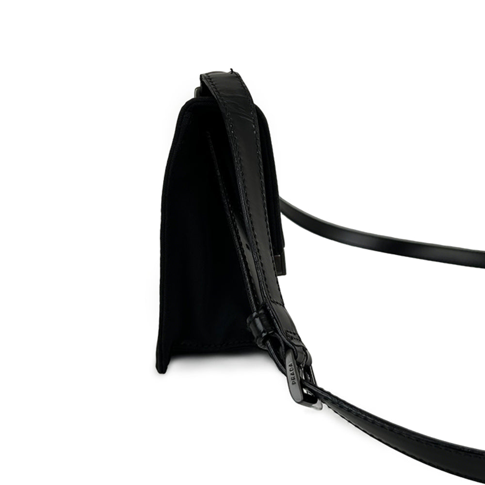 Prada Mini Sacoche Crossbody Shoulder Bag Black