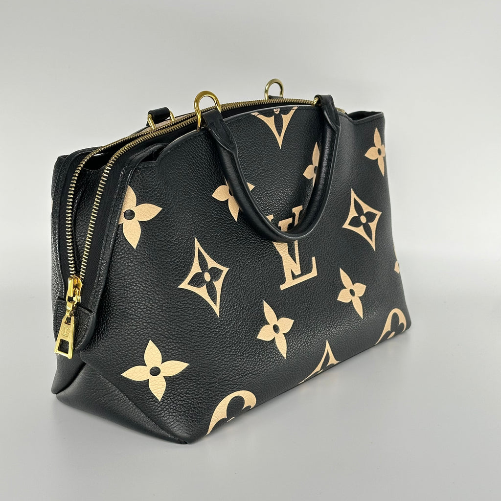 Louis Vuitton two-tone Monogram Empreinte Petit Palais PM Handbag 2Way Blackpink M58913 RFID