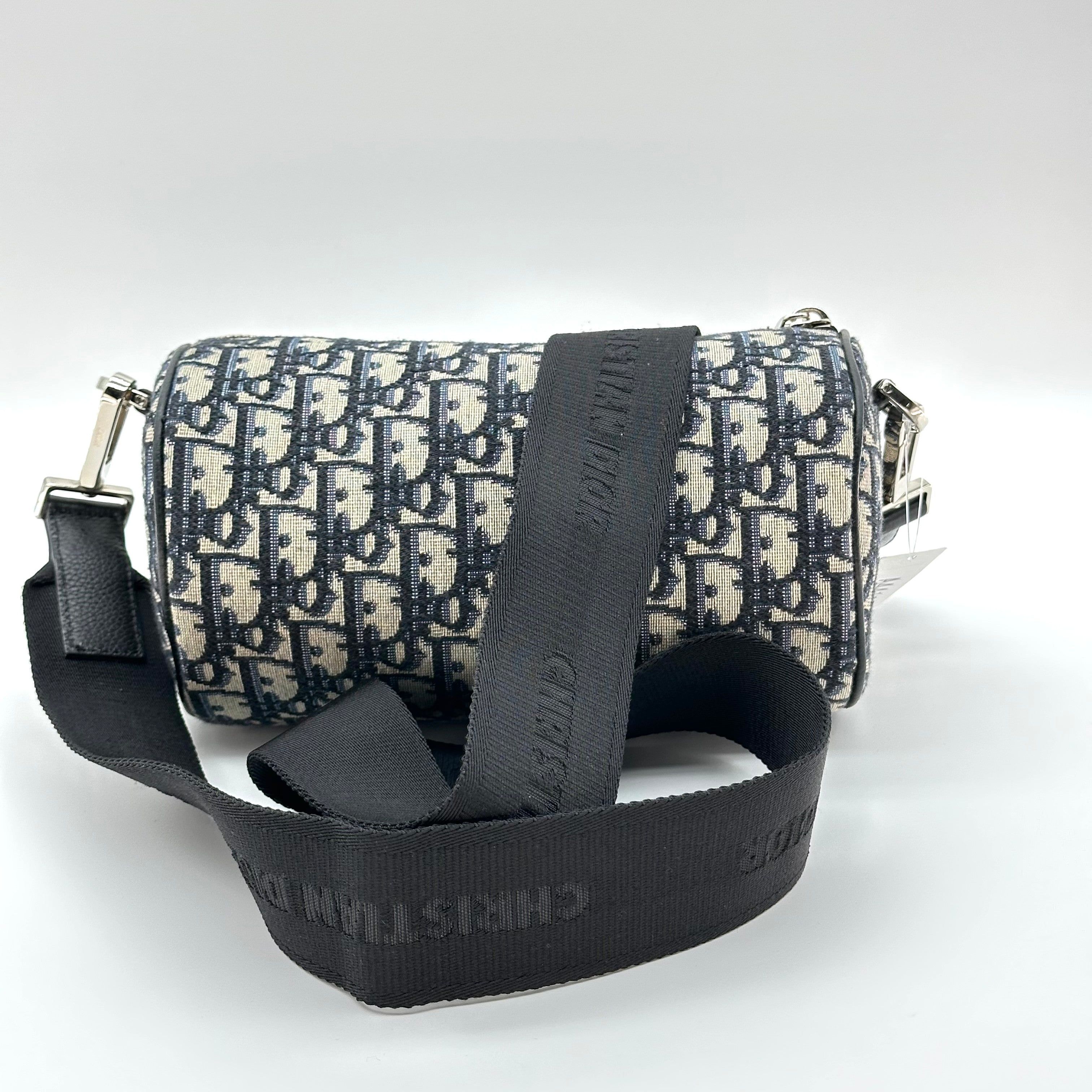 Christian Dior Roller Monogram Canvas Cylindrical Bag Shoulder Bag Crossbody Bag