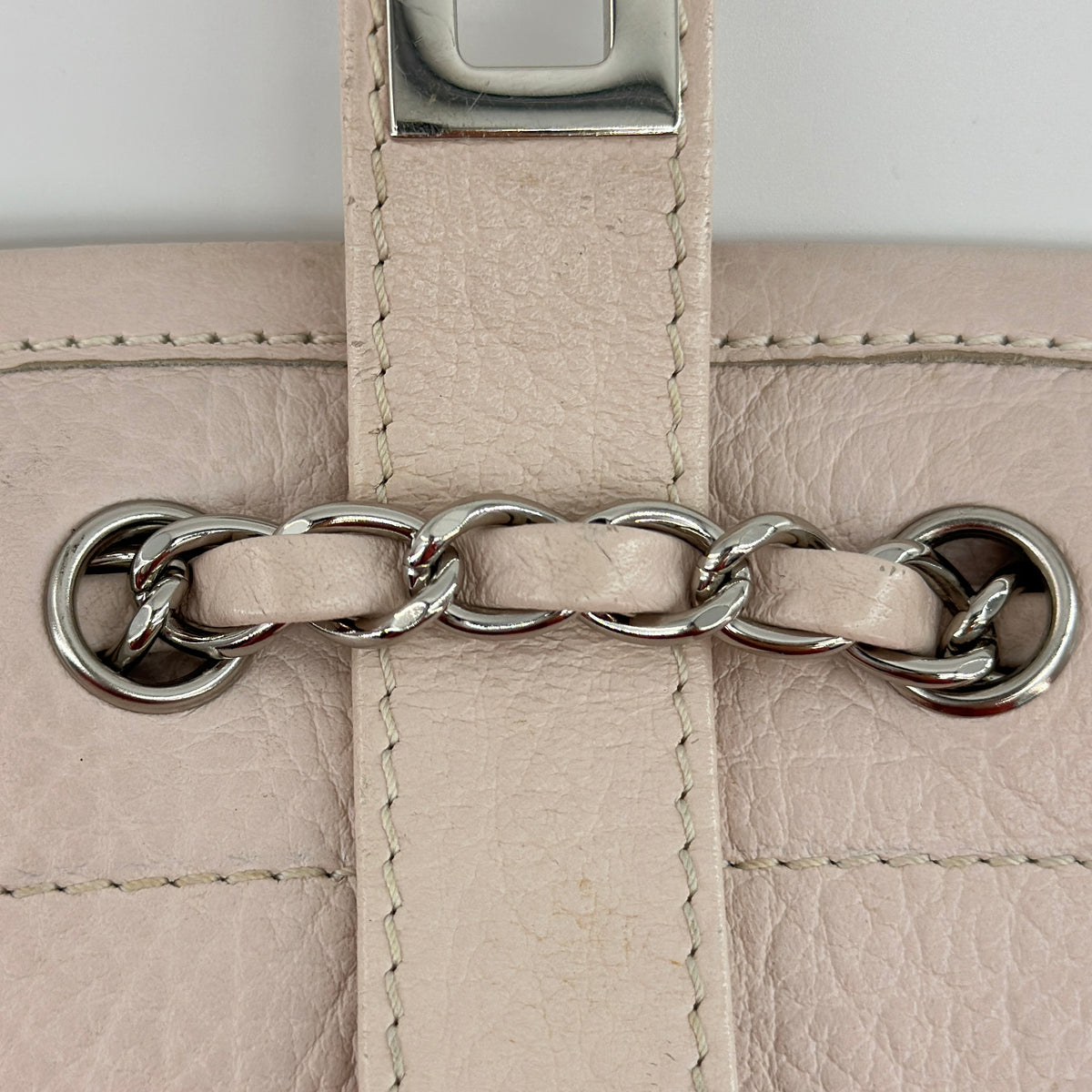 Chanel Vintage Mademoiselle Lock Flap Bag 2.55 Leather Shoulder Bag Pink Silver Metal Fittings 8XXXXXX
