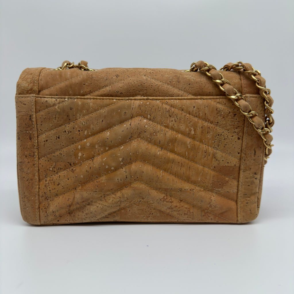 Chanel Cork 2.55 Reissue Brown Chain Shoulder Bag