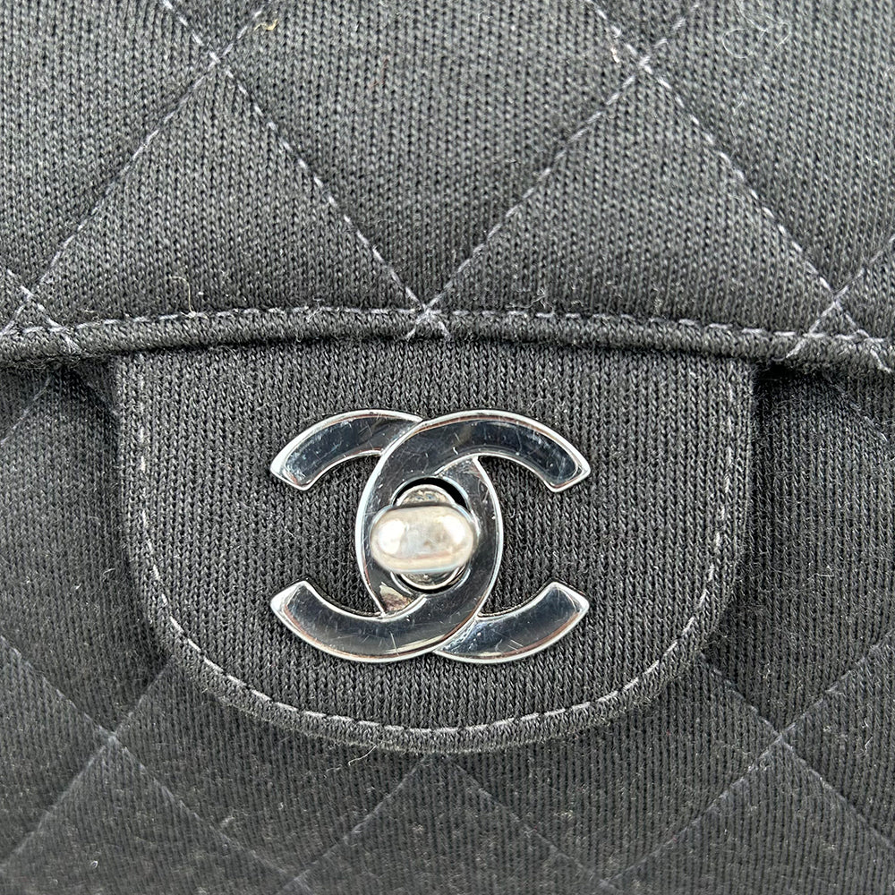CHANEL Matelassé Coco Mark Double-Faced Cotton Handbag 4 Series