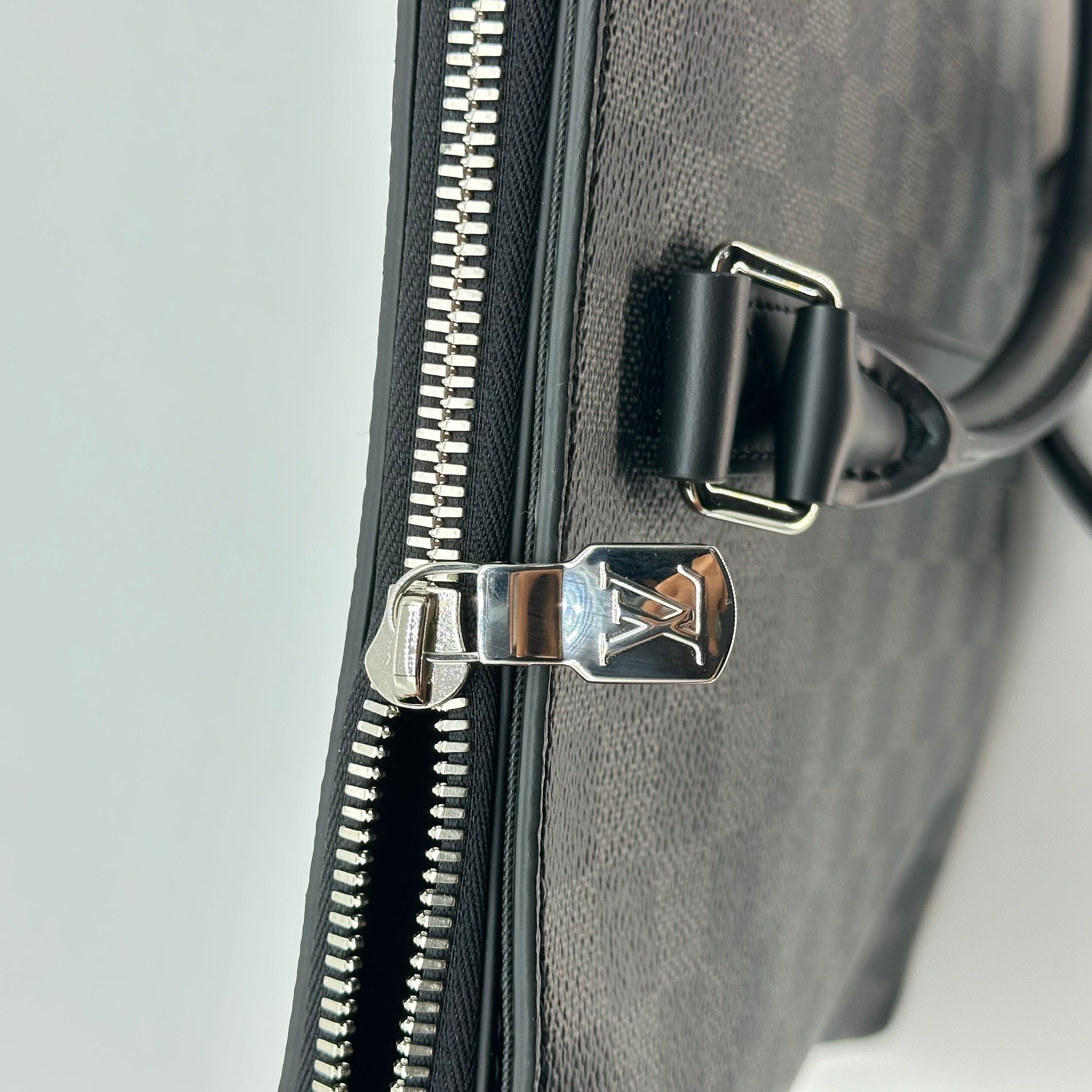Louis Vuitton N40024 Anton Briefcase Business Bag Canvas RFID
