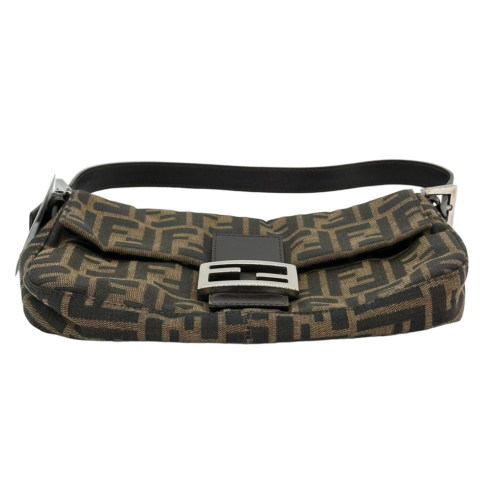FENDI Zucca FF Logo Mamma Baguette Shoulder Bag Vintage