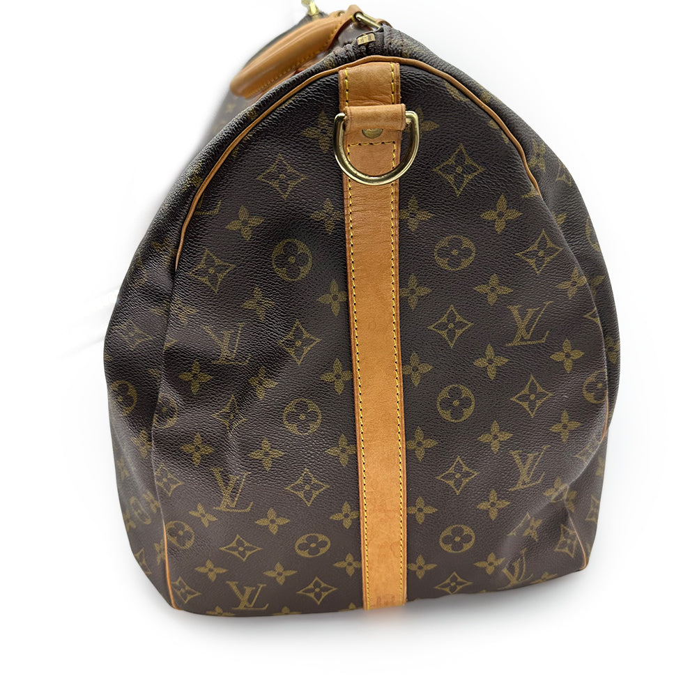 Louis Vuitton Monogram Canvasm Keepall Bandrière 60 M41412 Boston Tasche