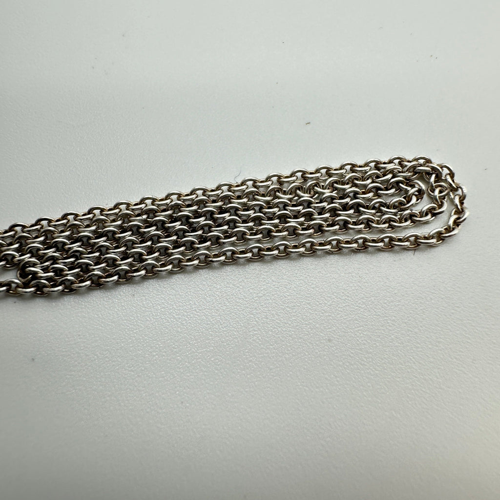 Tiffany&Co. pre owned elsa peretti 1980s necklace sv925