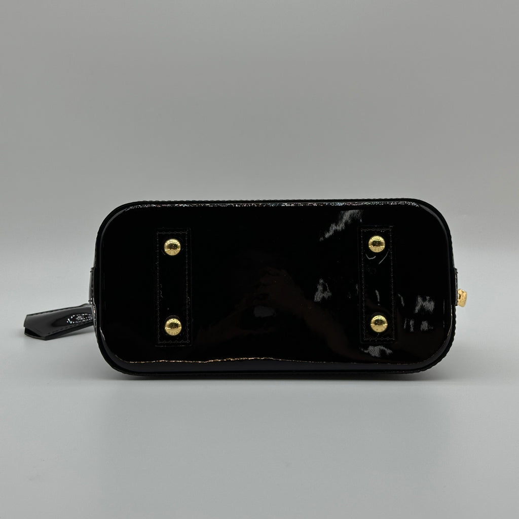 Louis Vuitton Vernis Alma BB M91678 MI1134 Purple