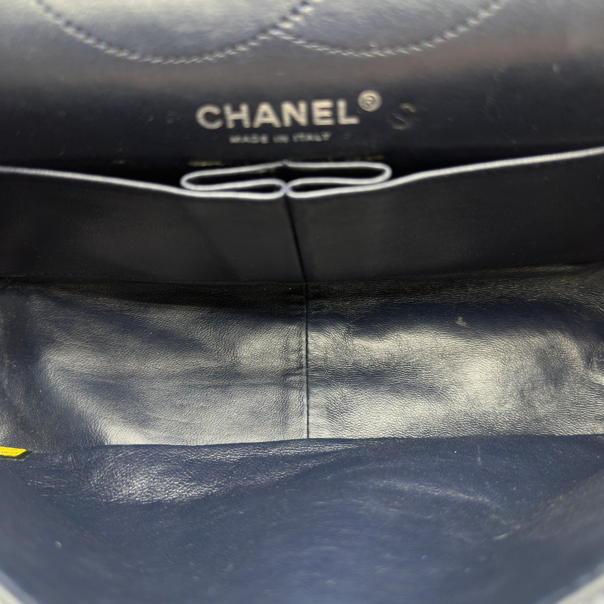 Chanel Quilted Denim Blue Chain Shoulder Bag