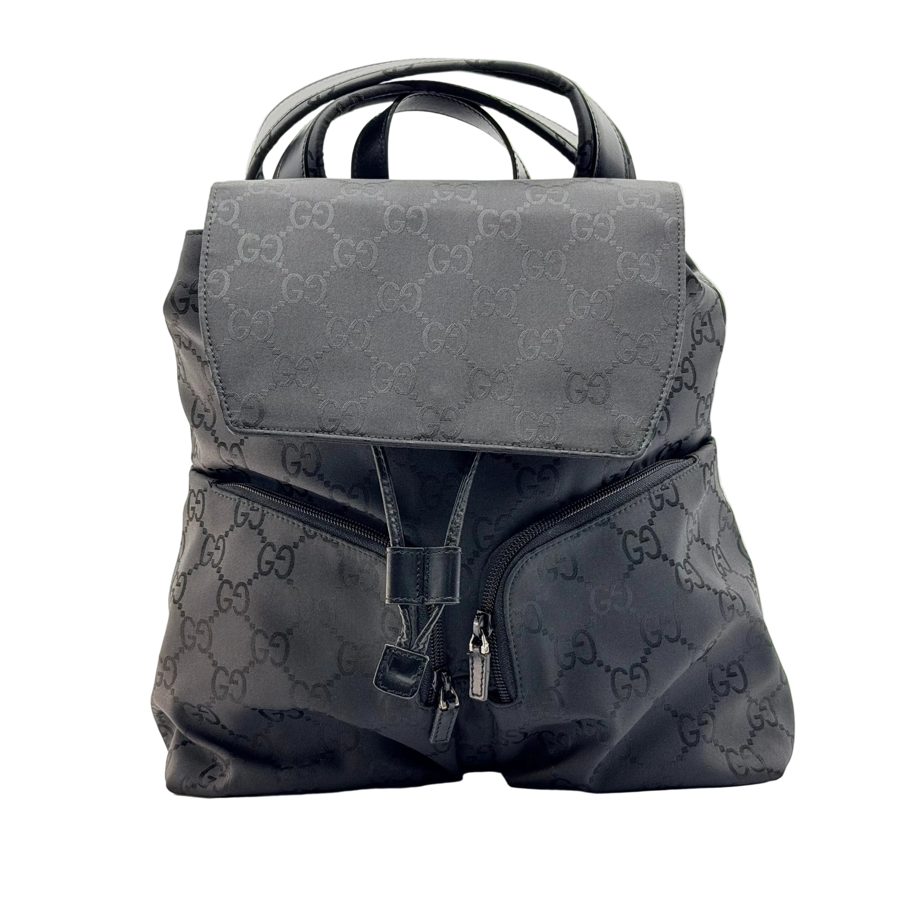 gucci pre-owned gg monogram backpack