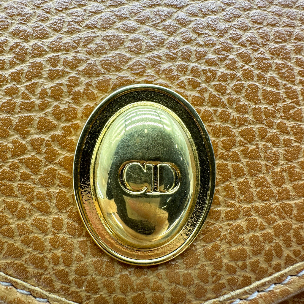 Dior Shoulder Bag leather Brown