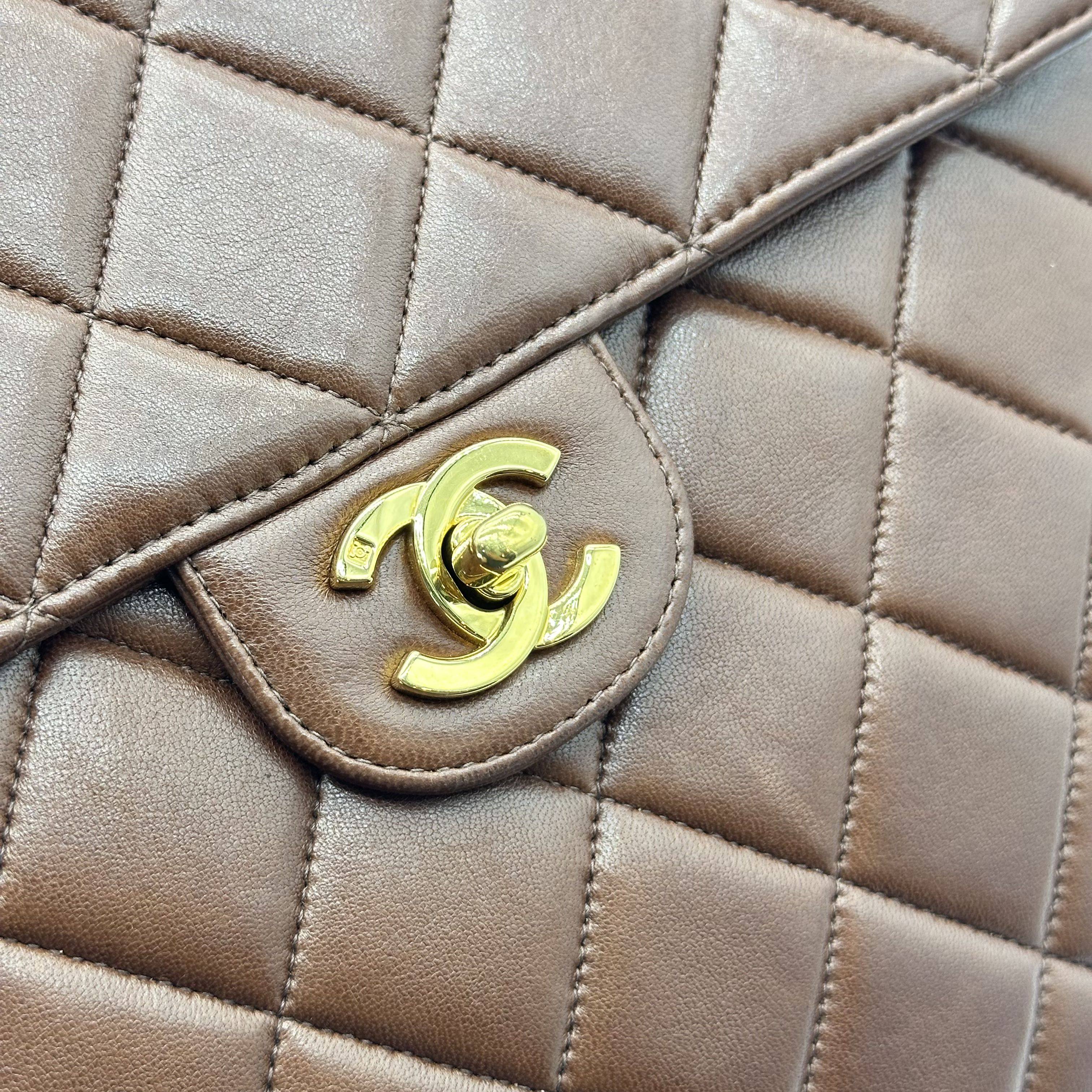 Chanel Double Face Kelly Dark Red Shoulder Bag 4 Series