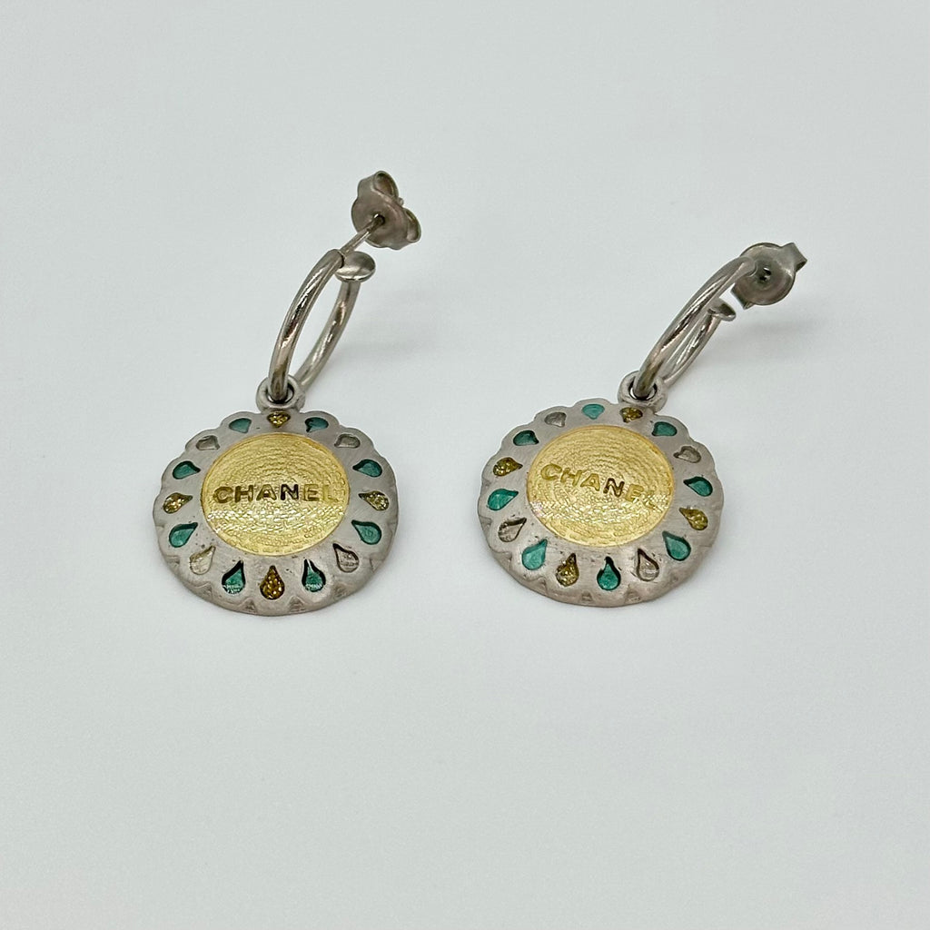 Chanel Flower Motif Earrings