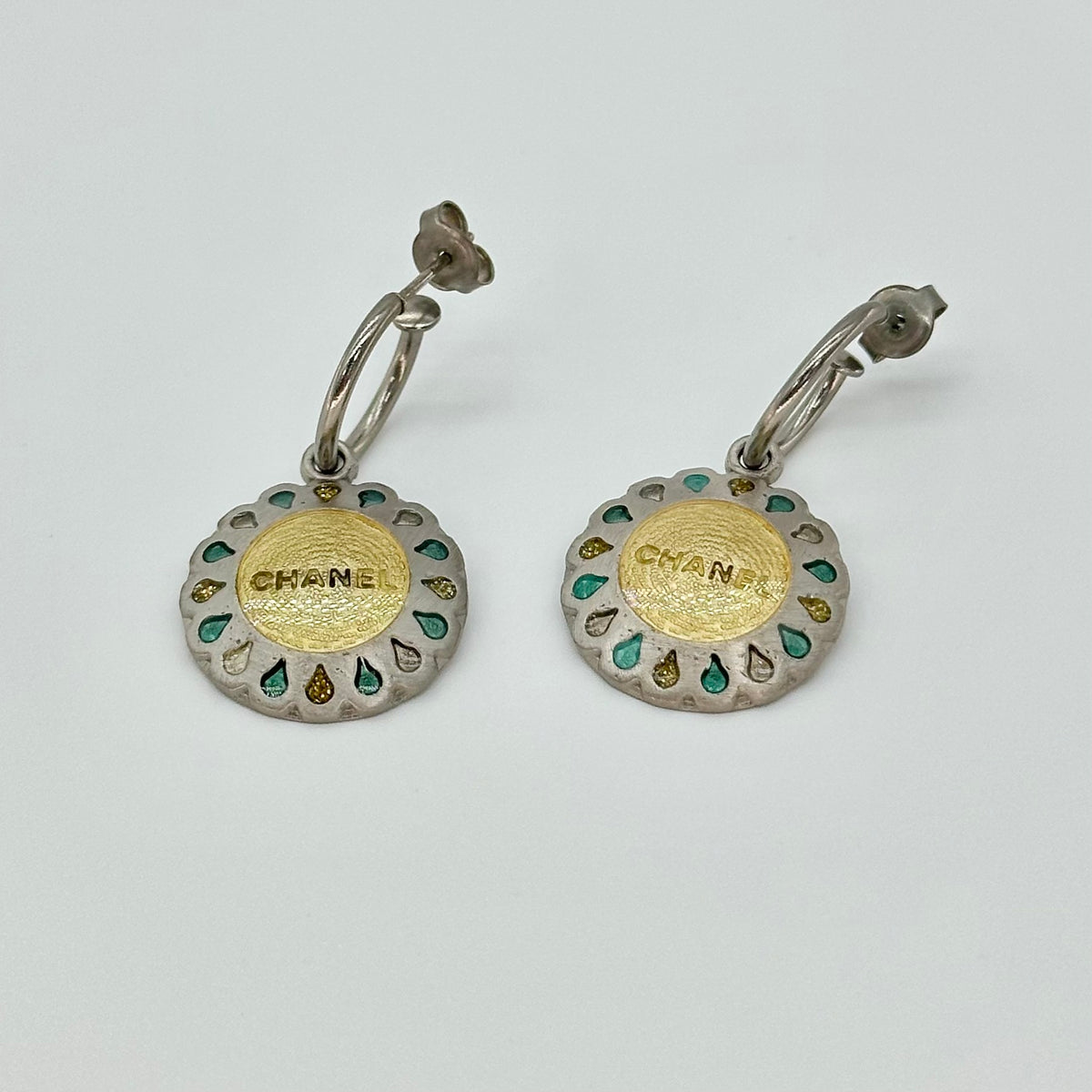Chanel Flower Motif Earrings