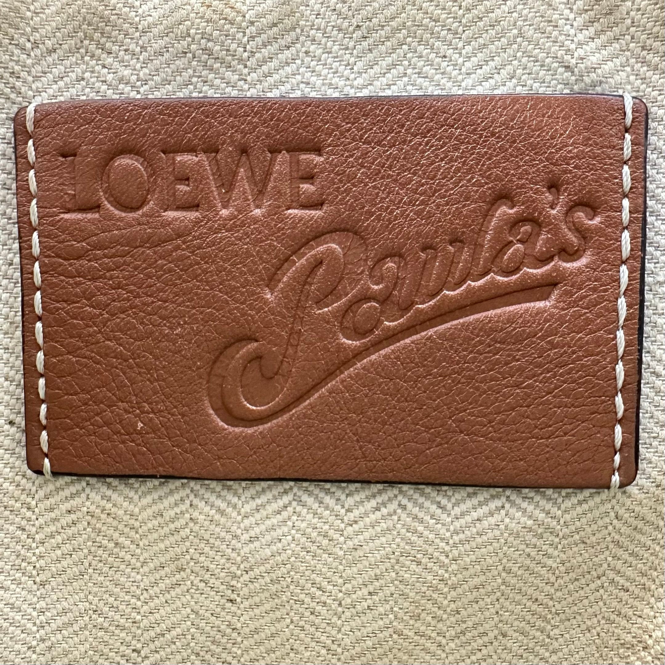 Loewe Embroidered Drawstring Pouch Crossbody