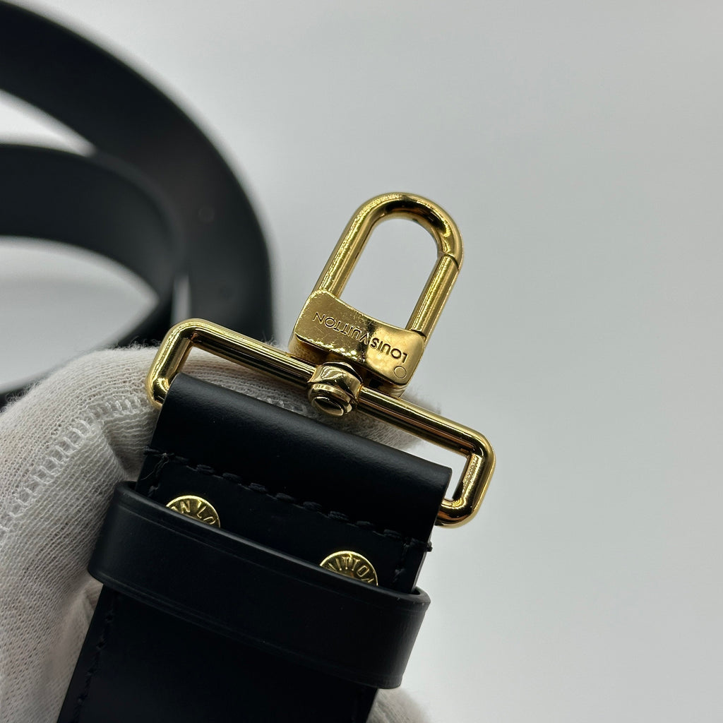 Louis Vuitton Epi Leather Papillon Trunk Black Crossbody Bag M58655