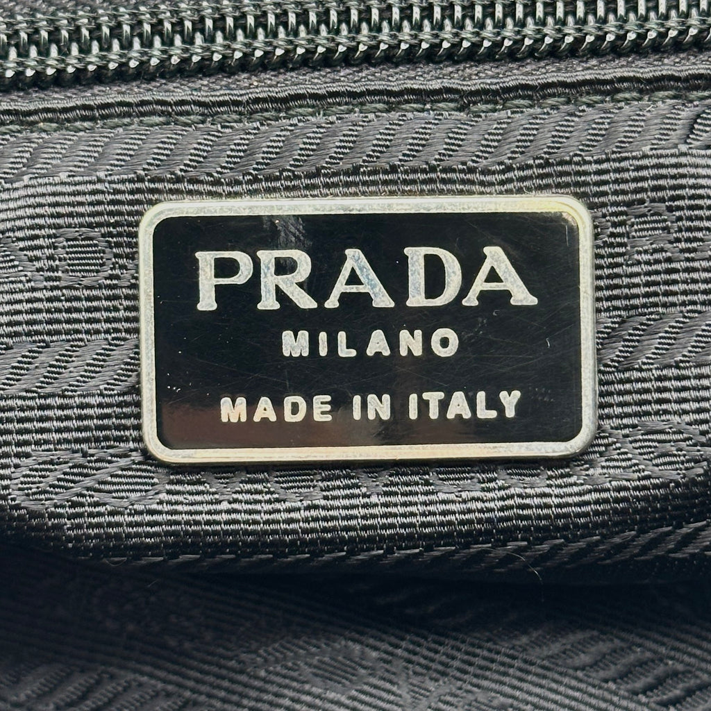 Prada Tessuto Nylon Leather Black Backpack