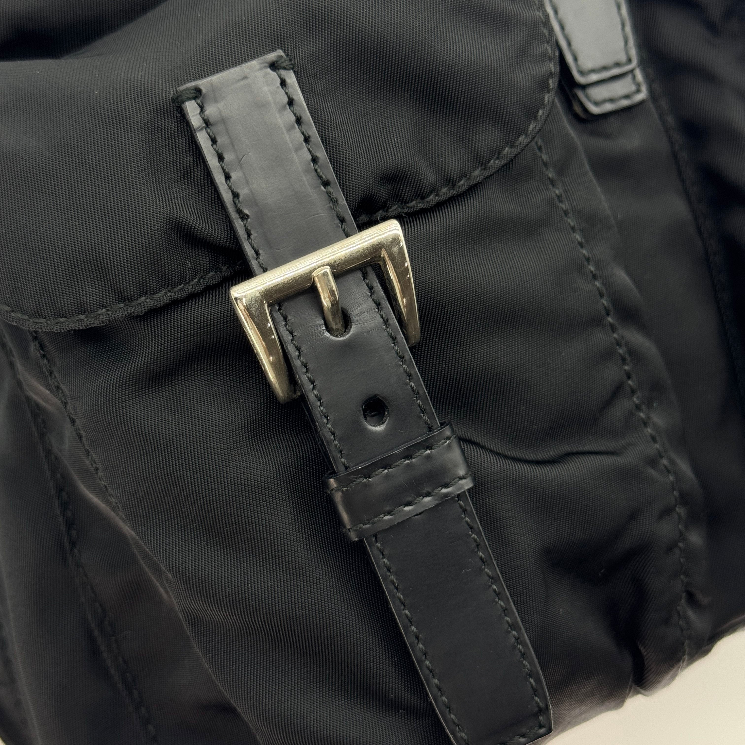 PRADA Tessuto Nylon Backpack Black