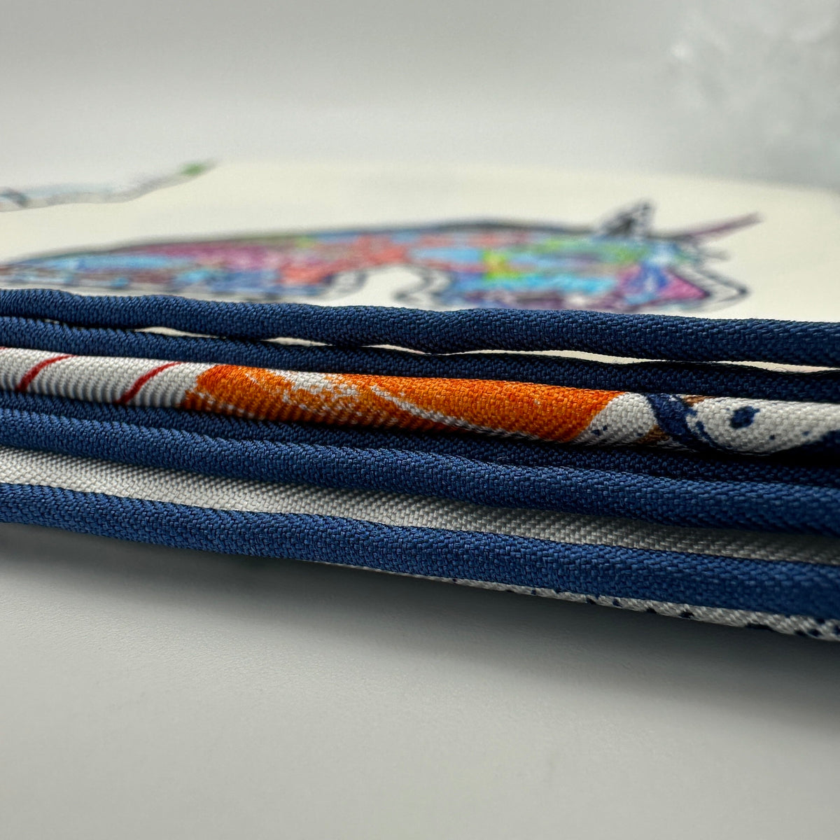 Hermes Carre Horse Motif Multicolor Silk Scarf