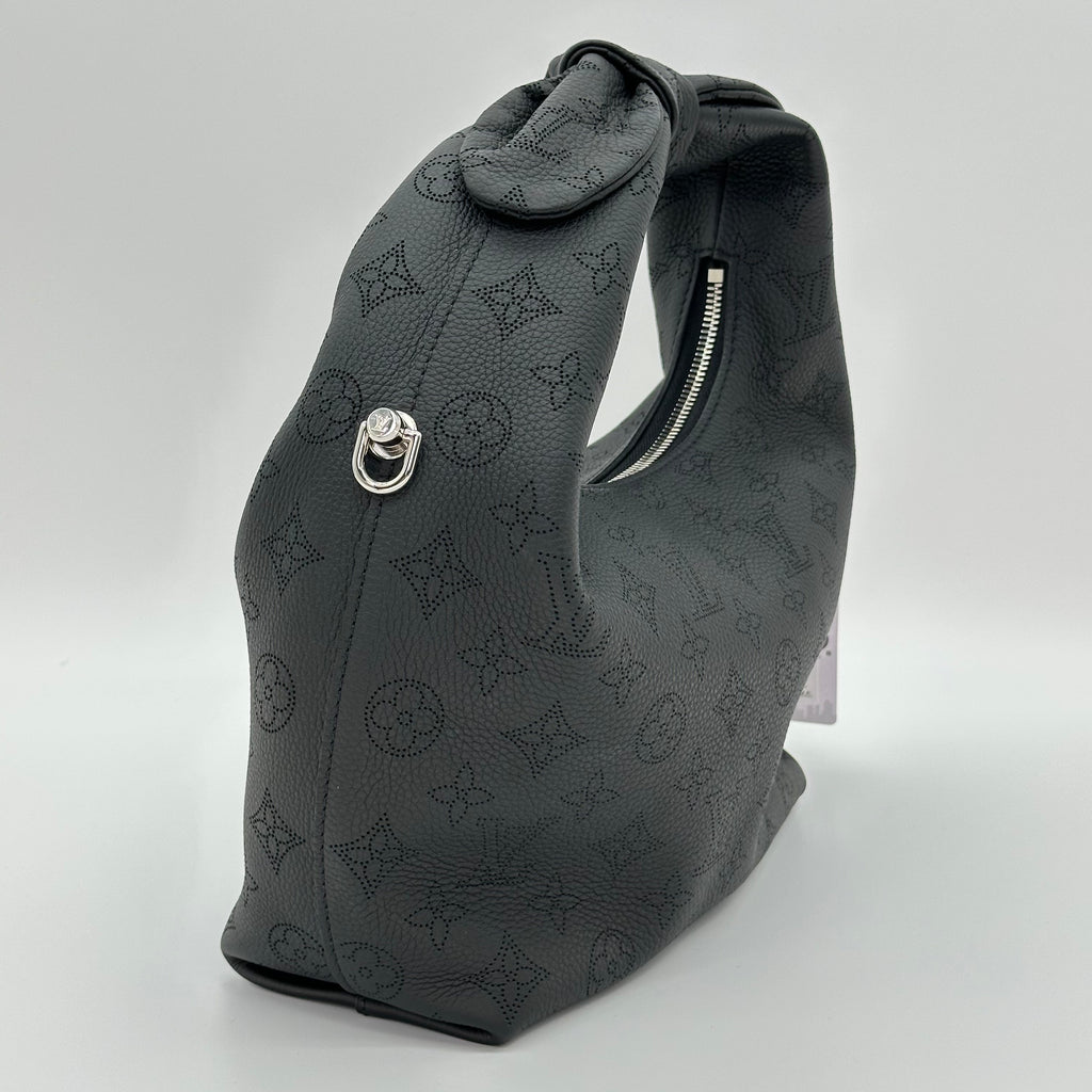 Louis Vuitton Why Knot PM Monogram Mahina Leather Shoulder Bag Black M20703 RFID