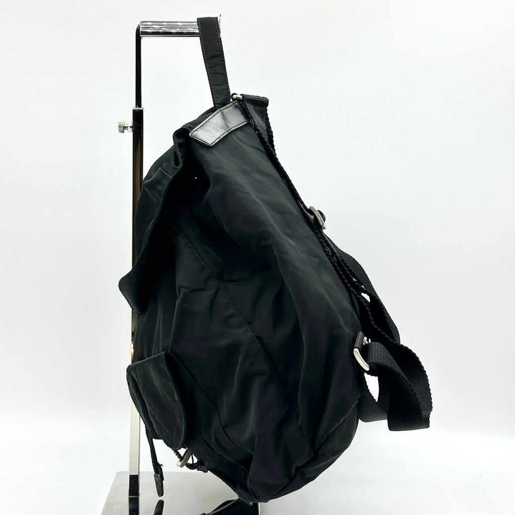 Prada Tessuto Nylon Black Backpack