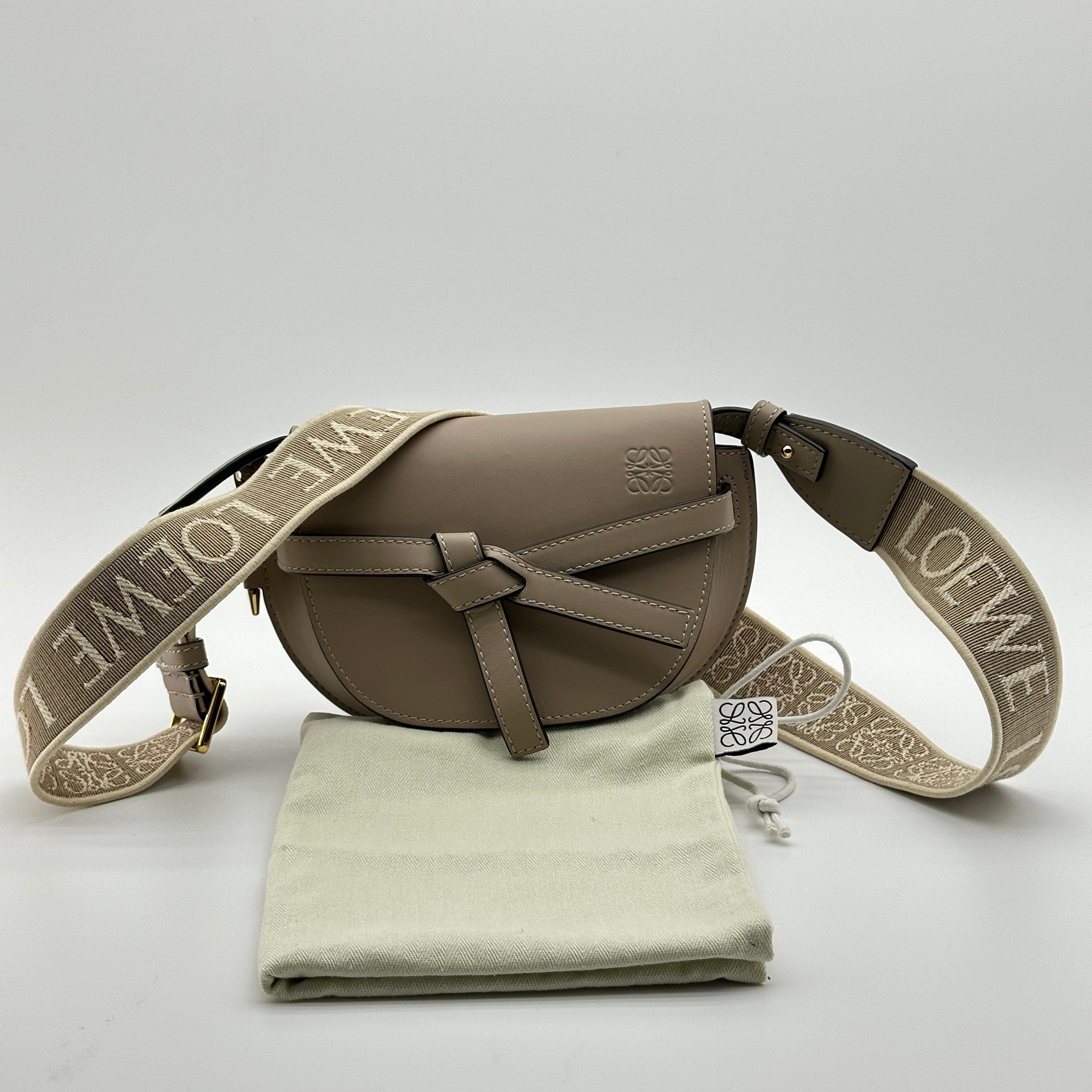 loewe gate dual mini bag soft calfskin