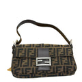 FENDI Zucca FF Logo Mamma Baguette Shoulder Bag Vintage