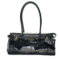 Prada Bonnie Calfskin Leather Handbag Shoulder Bag Crossbody Medium
