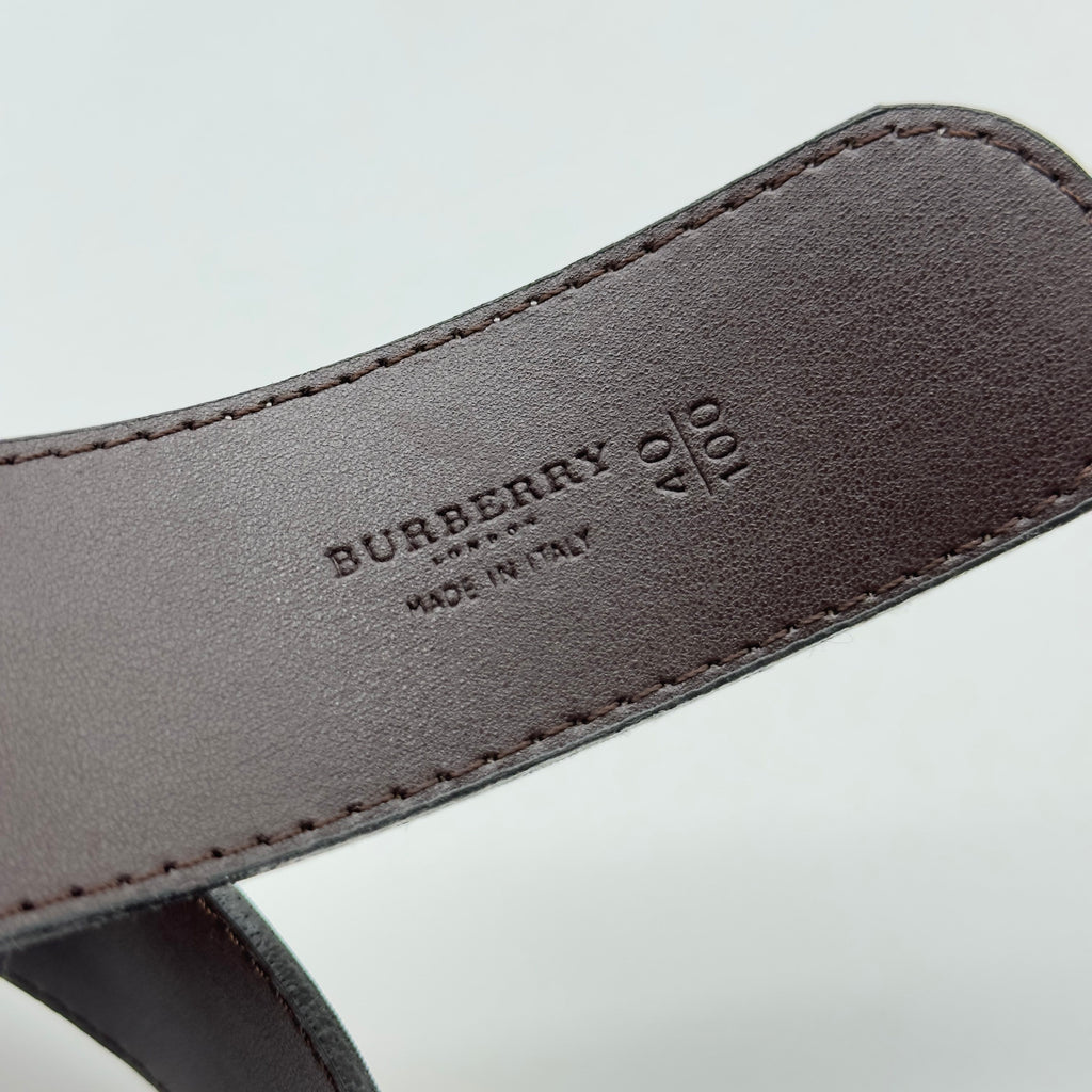 Burberry Vintage Check Pink Leather Belt