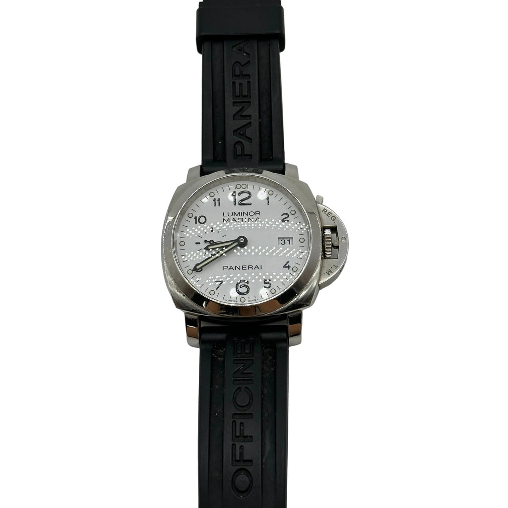 Panerai Luminor GMT Stainless Steel Black Rubber Watch