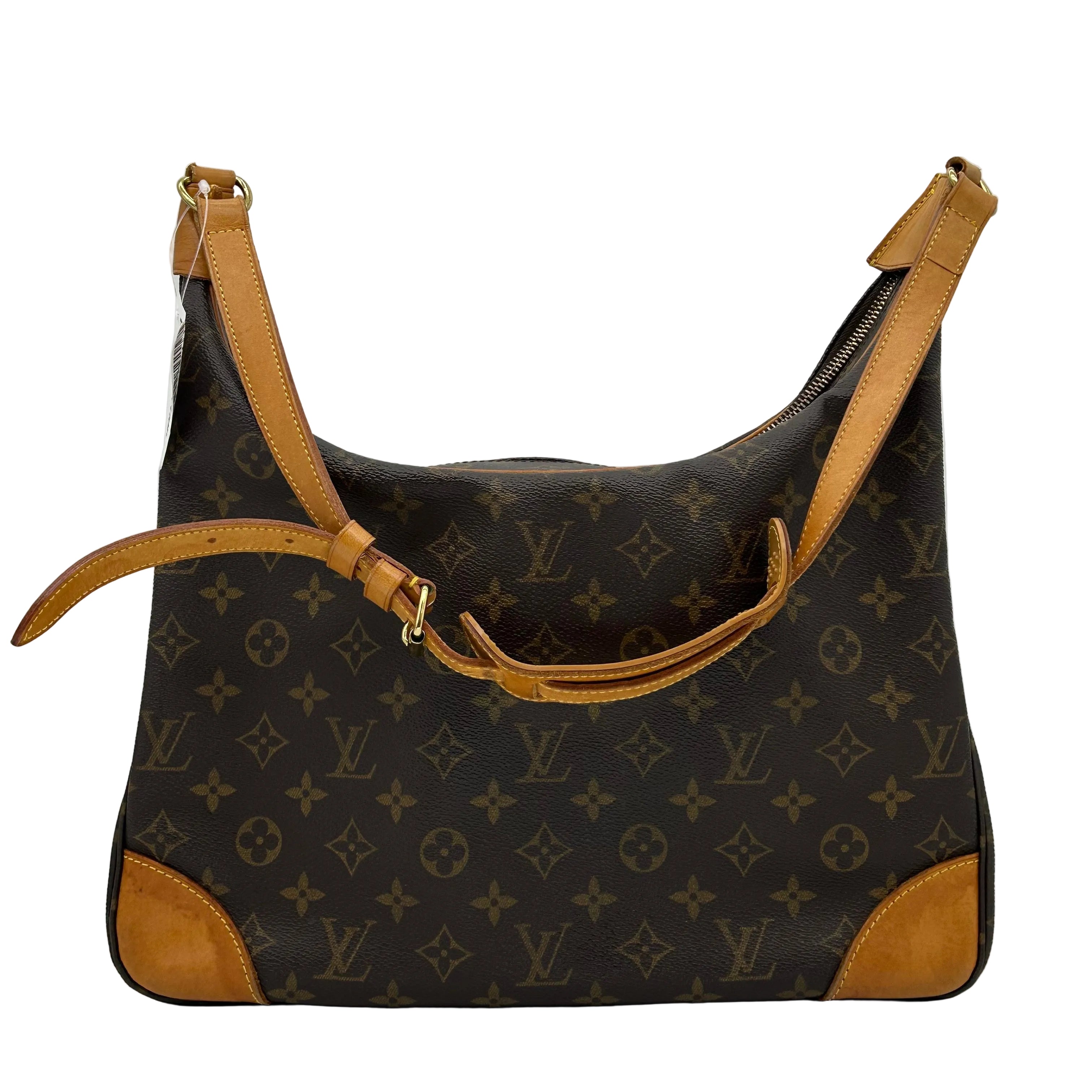 Louis Vuitton Monogram 帆布 Boulogne 小号单肩包 棕色涂层帆布 M51265