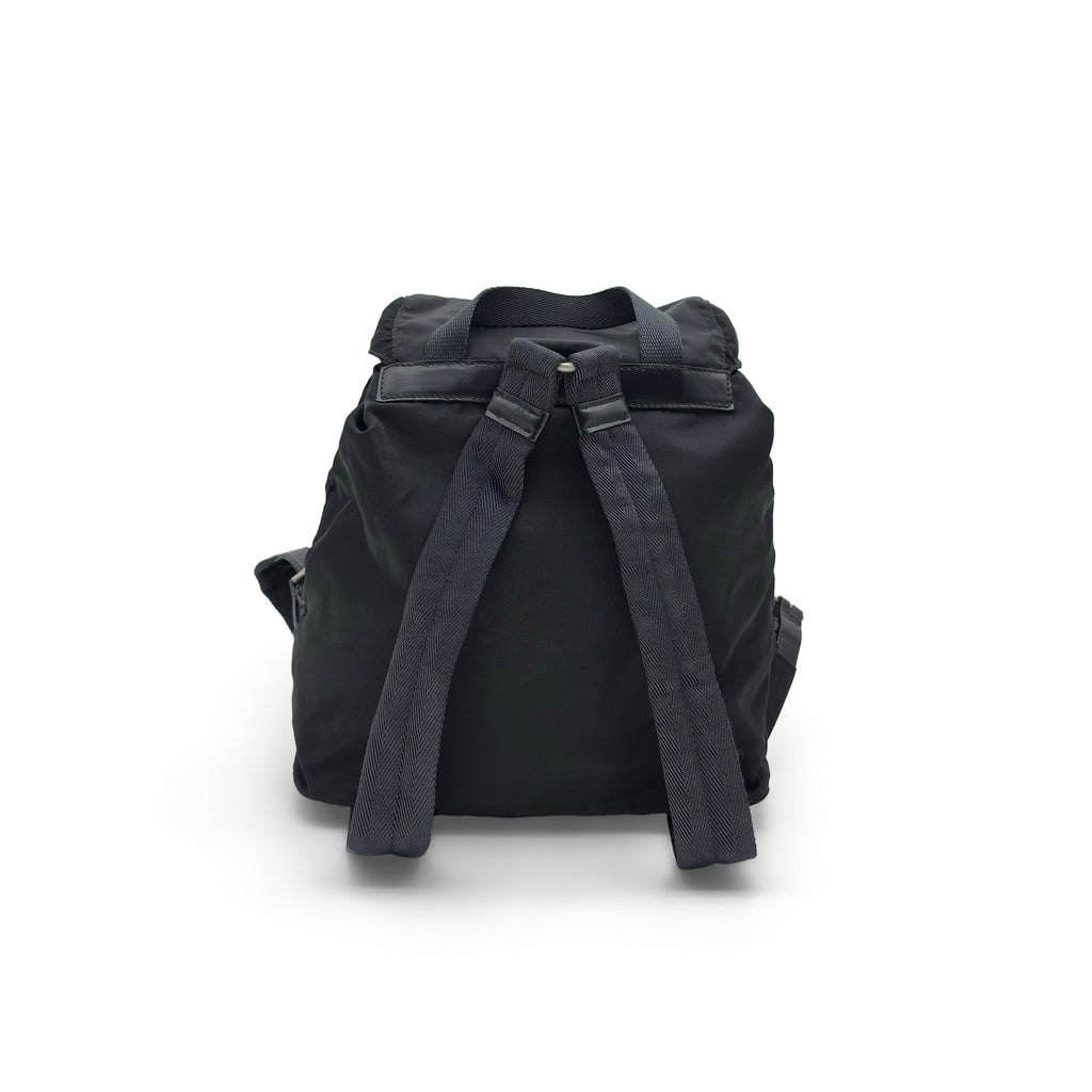 PRADA Tessuto Nylon Backpack Black