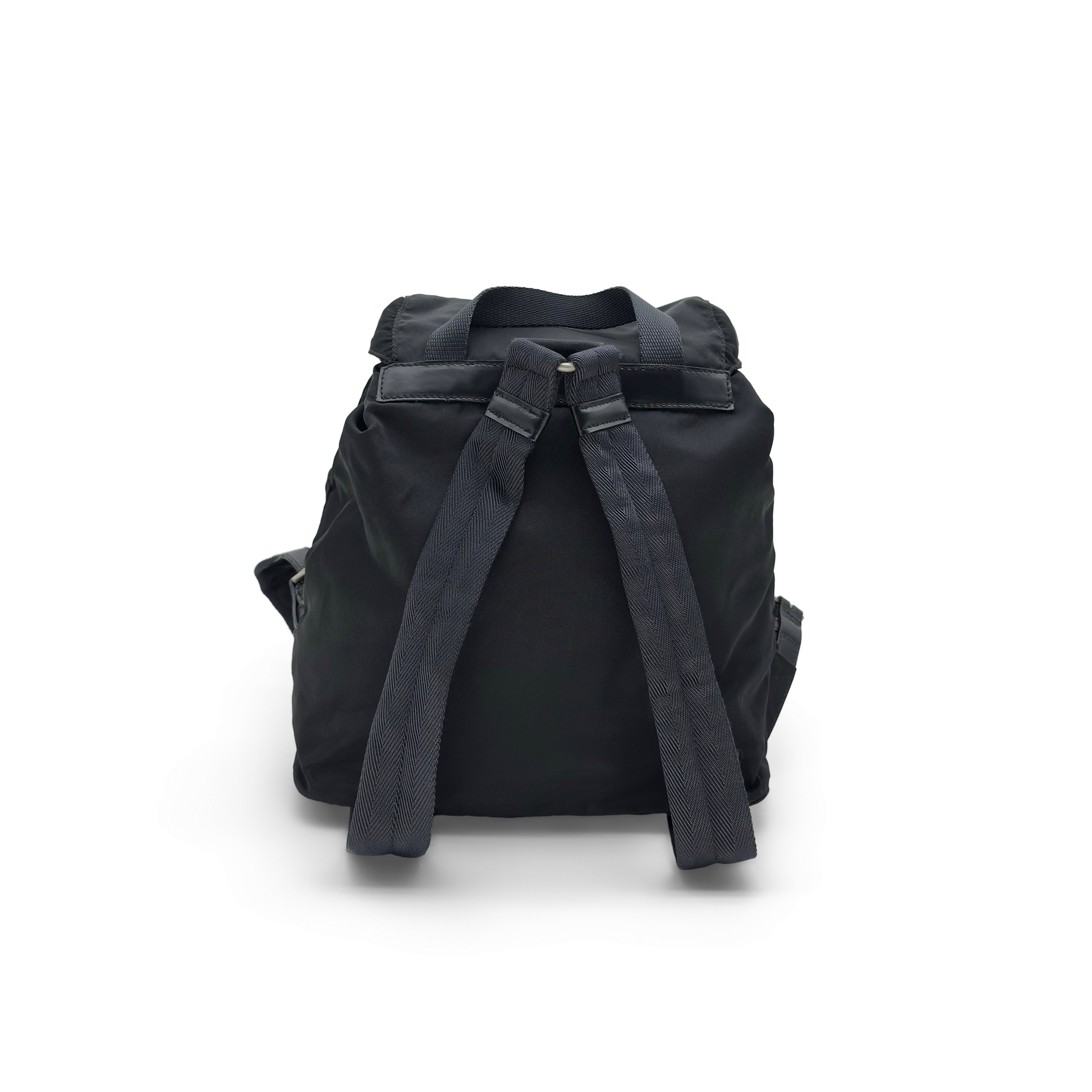 PRADA Tessuto Nylon Backpack Black