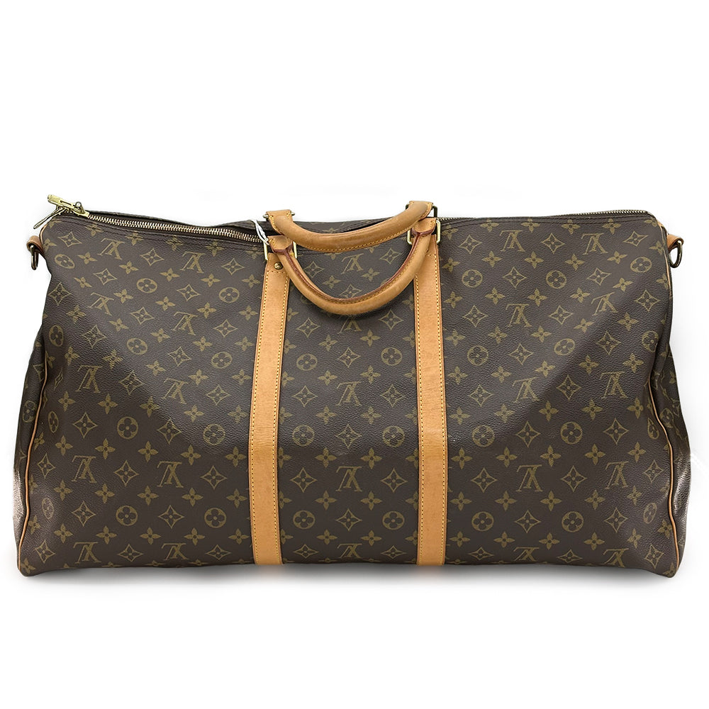 Louis Vuitton Monogram Canvasm Keepall Bandrière 60 M41412 Boston Tasche