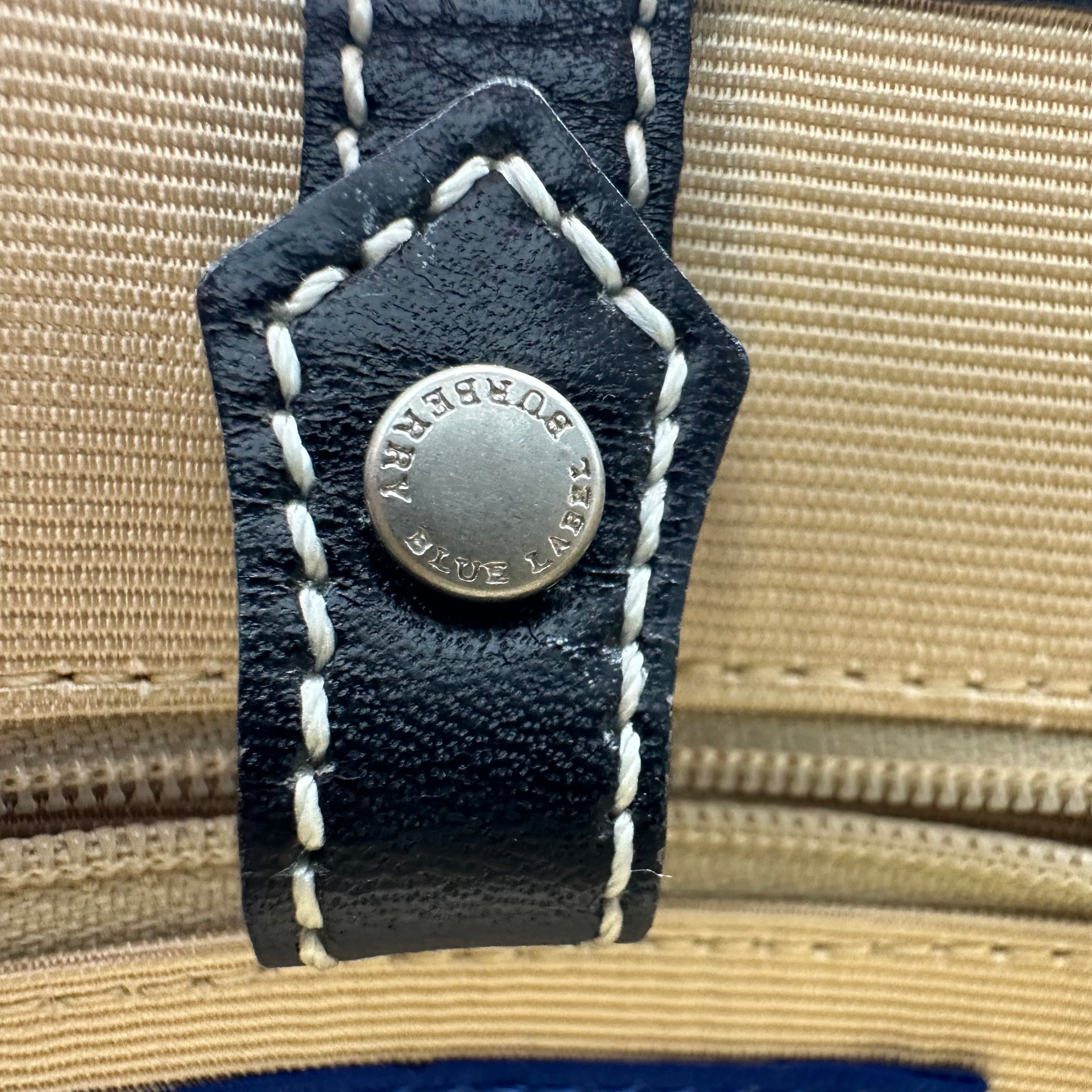 Burberry Belted handle handbag Nova check canvas