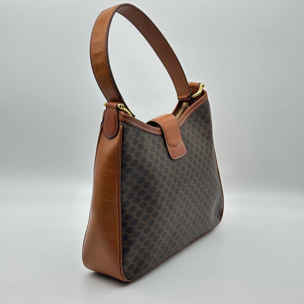 CELINE Macadam Shoulder HandBag Vintage