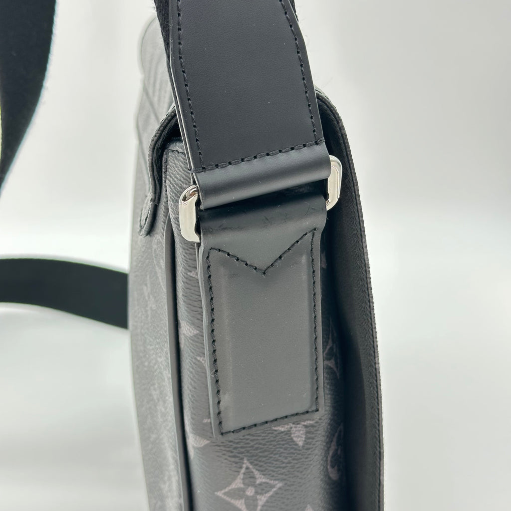 Louis Vuitton LOUIS VUITTON District PM Monogram Eclipse Black Gray Silver