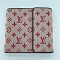 LV Louis Vuitton Monogram Mini Wallet strawberry pink vintage M92241