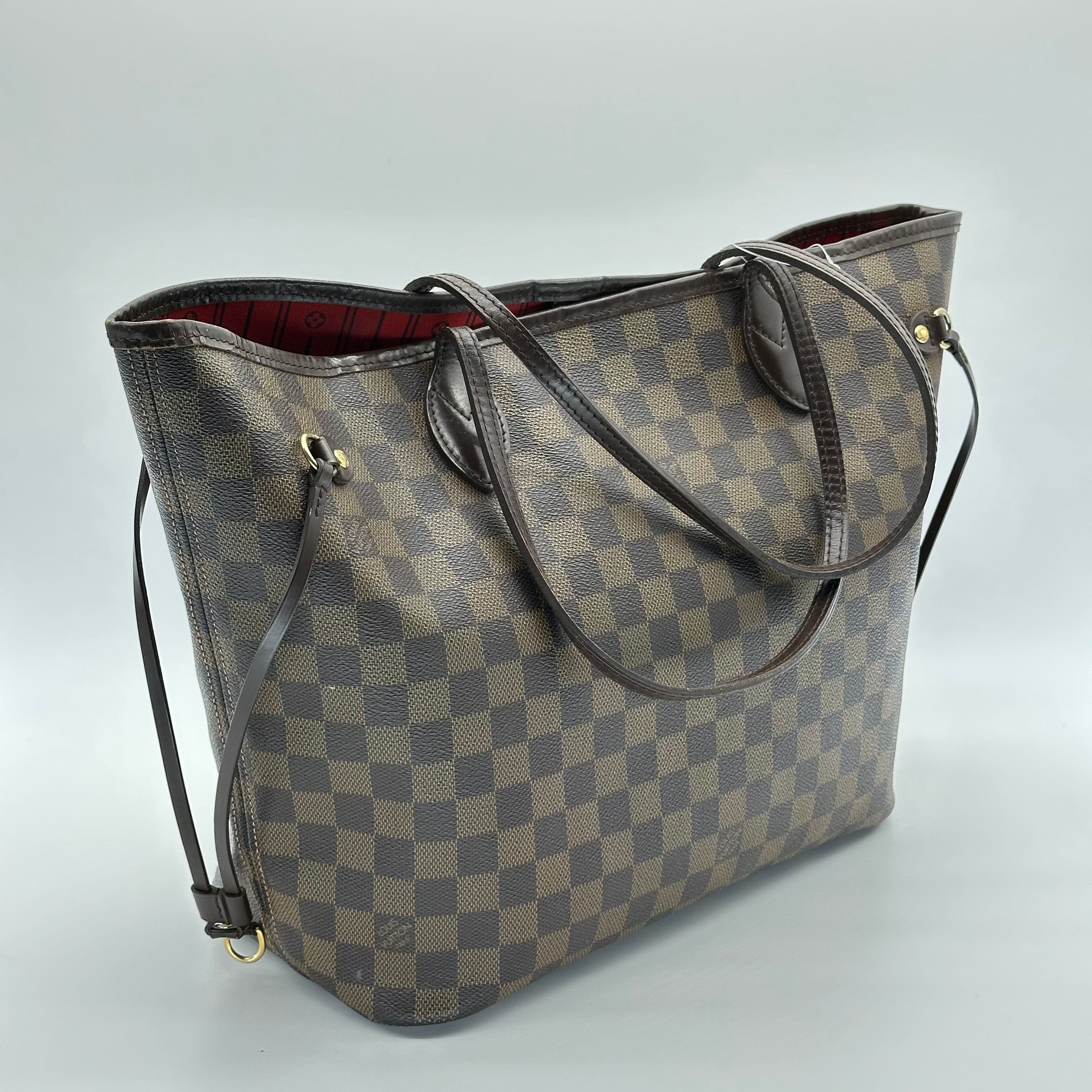 Bolso Neverfull MM de Louis Vuitton en lona Damier Ebene