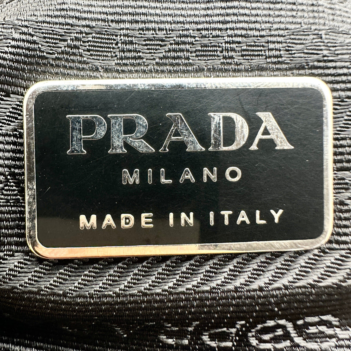 Prada Tessuto Nylon Vela Medium Black Backpack